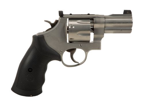 Used Smith & Wesson Model 625-6, .45 ACP, 3" Barrel, Moon Clips, Factory Box