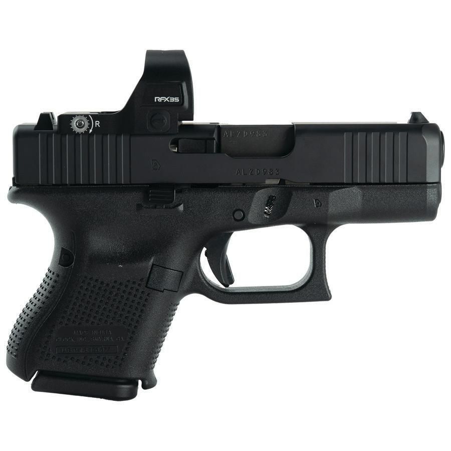 Glock 26 V Compact 9mm Black Pistol w/ Viridian RFX35 Green Dot