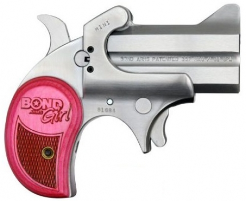 Bond Arms Mini Girl .357 Mag and .38 Special Stainless/Silver Derringer