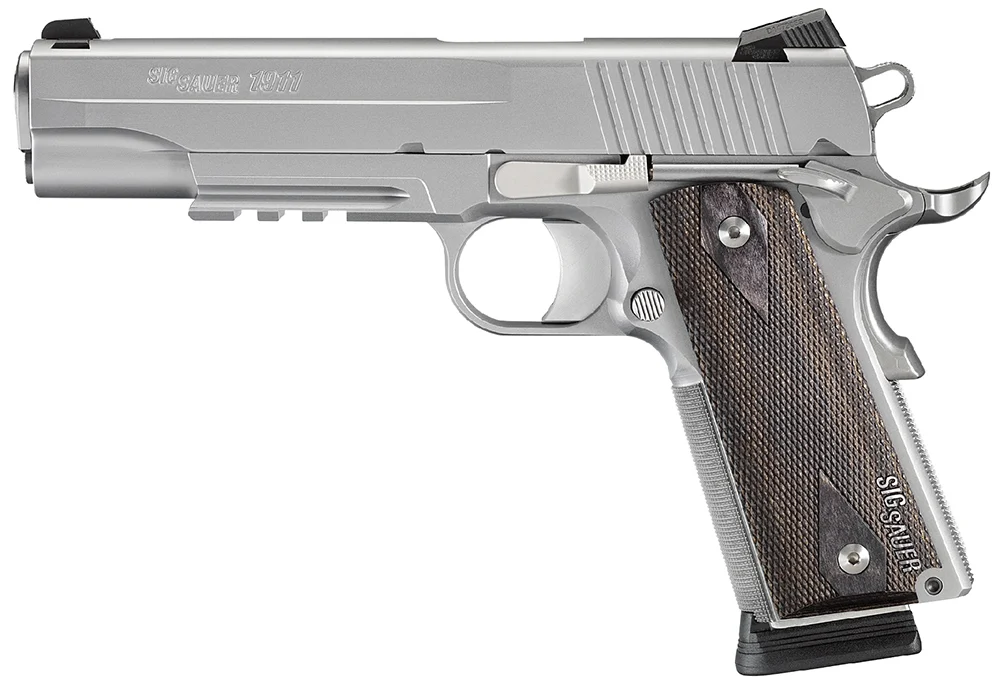 SIG Sauer 1911R-45-SSS-CA Full Size Rail .45 ACP Stainless / Silver Pistol