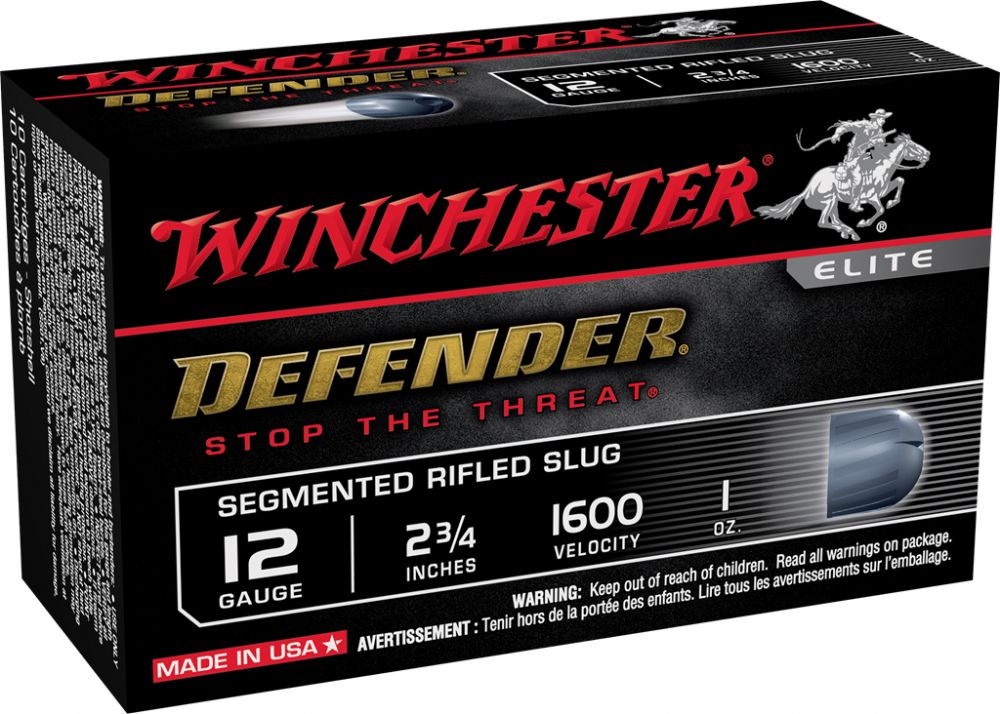 Winchester PDX1 Defender Segmented Lead Rifled Slug 12 Gauge