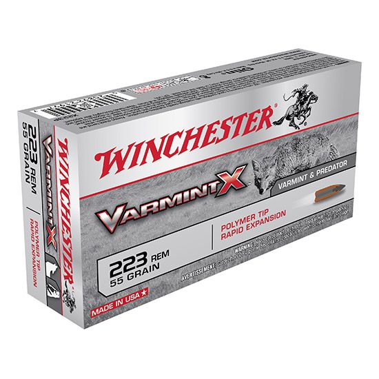 Winchester Varmint X Polymer Rapid Expansion .223 Remington