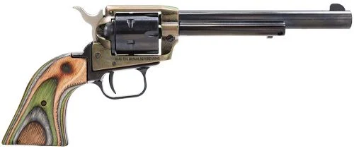 Heritage Manufacturing Rough Rider Jonny Boy Camo 6.5-inch .22 LR Blue/Black Revolver