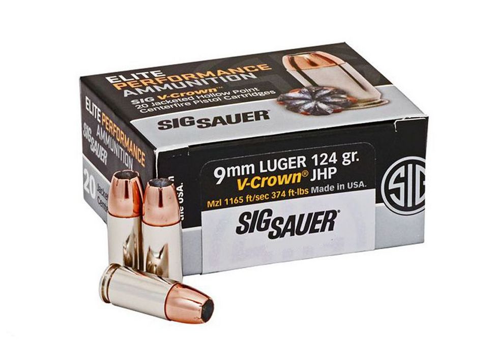 SIG Sauer Elite Performance V-Crown 9mm