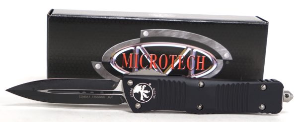 Microtech Combat Troodon OTF D/E Auto Knife Black