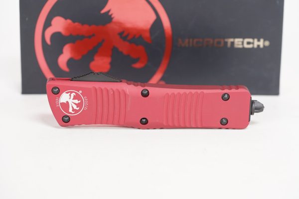 Microtech Combat Troodon D/E BLK Standard RED