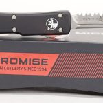 Microtech UTX-70 T/E Satin Partial Serrated