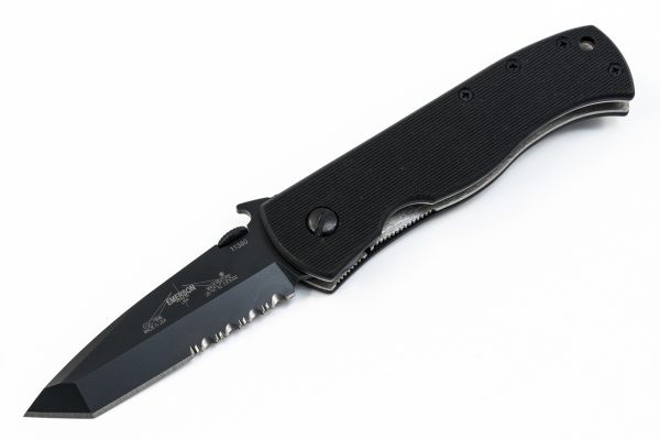 Emerson CQC-7BW - 3.3" Black Serrated Tanto Blade