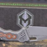 Heretic Knives Copper Gear Martyr Tanto Auto 19 of 100