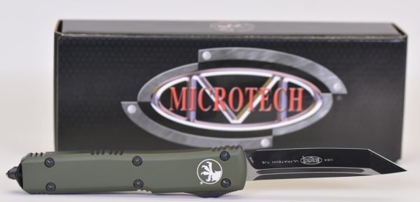 Microtech Ultratech T/E OTF Auto Knife OD Green Handle