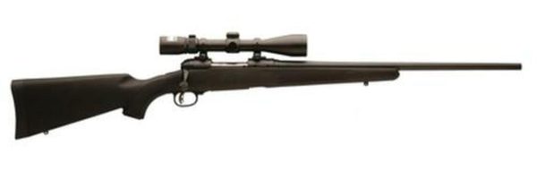 Savage Model 111 Trophy Hunter XP Package 7mm Rem Mag 24" Blued Barrel Black Synthetic Stock 3rd Includes Nikon 3-9x40mm Riflescope Mounted