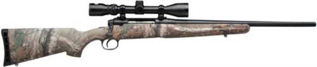 Savage Arms Axis XP Youth Package .223 Remington 20" Barrel Matte Black Synthetic Stock Realtree Xtra Camouflage Finish 4rds Includes 3-9x40mm Riflescope Mounted