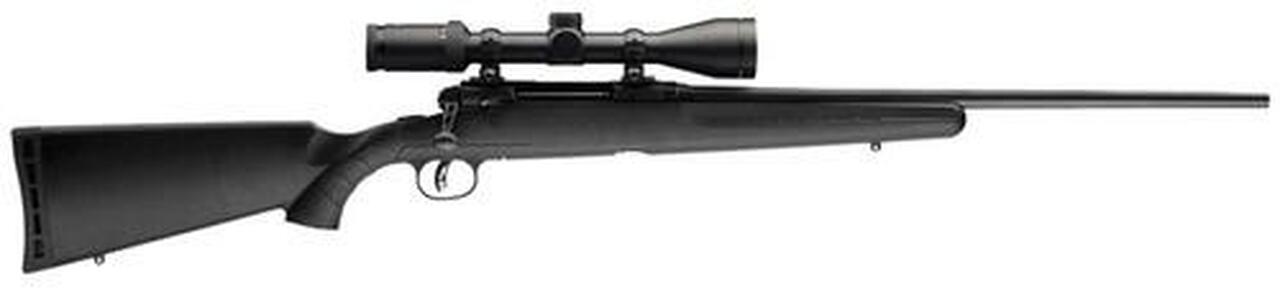 Savage Axis II XP, Weaver Kaspa Scope Bolt 22-250 Rem 22" Barrel, Black Synthetic Stock, 4rd