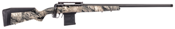 Savage 110 Ridge Warrior Bolt 308 Win, 24" Barrel, Accustock Mossy Oak Overwatch Stock Gunsmoke Gray PVD, 10rd