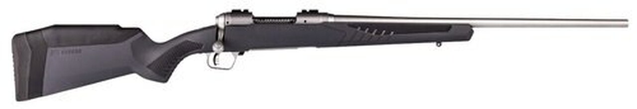 Savage 10/110 Storm 338 Winchester Magnum, 24" Barrel, Stainless Steel,, , AccuFit Gray Stock, 3 rd