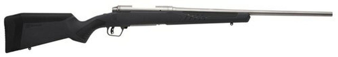 Savage 10/110 Storm 223 Remington, 22" Barrel, Stainless Steel,, , AccuFit Gray Stock, Left Hand, 4 rd