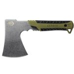 Gerber Pack Hatchet, Compact Axe, Stonewash Metal Finish, Flat Sage Green Grip