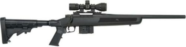 Mossberg MVP Flex Rifle 7.62mm NATO 18.5" Medium Bull Fluted Barrel, Picatinny Rail, 3-9x32mm Riflescope With Illuminated Reticle