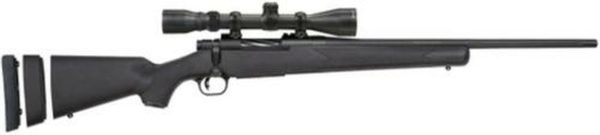 Mossberg Patriot Super Bantam 7mm-08 Remington 20" Fluted Barrel Matte Blue Finish Adjustable LOP Black Synthetic Stock 5rd With 3-9x40mm Riflescope