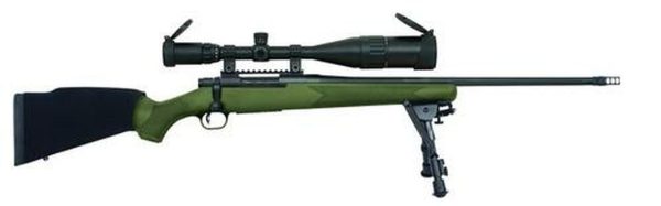 Mossberg Patriot Night Train Rifle OD Green / Matte Blued .308 Win, 22", 5rd