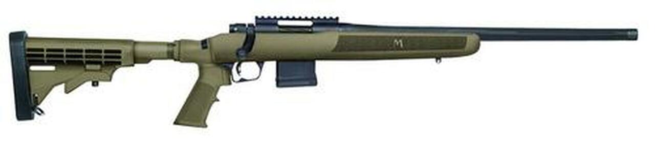 Mossberg MVP Flex Bolt 223 Remington/5.56 NATO 18.5" Barrel, 6-Position Tan Stock Blued, 10rd