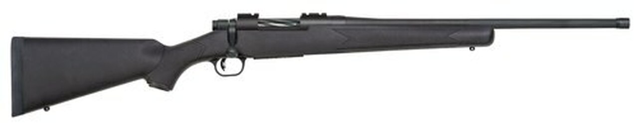 Mossberg Patriot, .450 Bushmaster, 20" Threaded Barrel, 3rd, Black Stock, Blued
