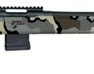Mossberg MVP LR 5.56/.223, 20" Barrel, Benchrest Adjustable Comb, KUIU Camo Stock, Blued, 10rd