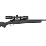Mossberg Patriot 7mm-08 Rem, 22" Barrel, 3-9x40mm Vortex Crossfire II, Black Stock, Blued, 5rd