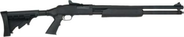 Mossberg Model 500 Persuader 20 Ga 20" Barrel Matte Blue Finish Cylinder Bore Adjustable Synthetic Stock 7rd