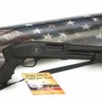 Mossberg Just In Case M500 Patriot 12 Ga 18.5" Barrel 3" Chamber NRA Logo Engraving on Receiver Full Color U.S.Flag/2nd Amendment Graphics on Tube 5rd