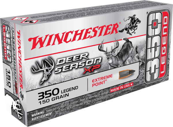 Winchester Deer Season XP, 350 Legend, 150gr, Extreme Point Poly Tip, 20 Round Box