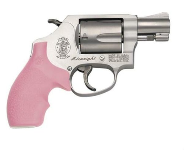 Smith & Wesson 637, 38 Special +P, 1 7/8" Barrel/Pink Rubber Grips