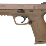 Smith & Wesson S&W M&P40 VTAC Viking Tactics Pistol, 40SW, Dark Earth, Trijicon/Fiber Optic Sights