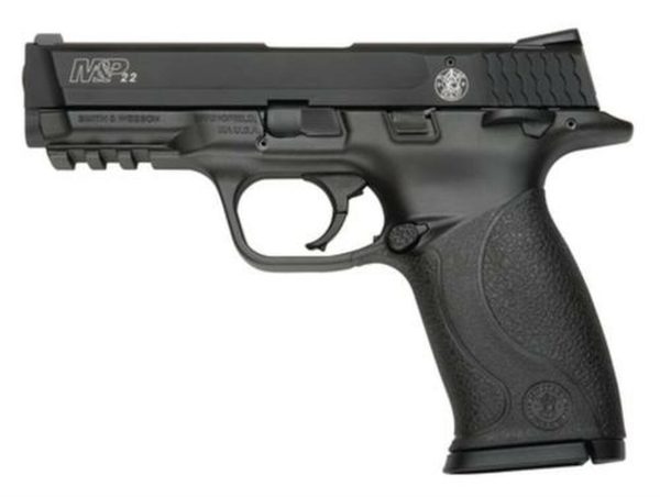 Smith & Wesson M&P 22 Single 22 LR 4" Threaded Barrel,, Black Polymer, 10 rd