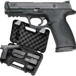 Smith & Wesson M&P Carry & Range Kit 9mm, 4.25" Barrel, 10 lb Trigger Pull, Includes Holster, Mag Pouch, Earplugs, 3 Magazines, Speed Loader, 10 Rounds - MA Compliant