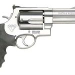 Smith & Wesson 460XVR 460 S&W, 5" Barrel,Stainless Steel Frame, Satin Stainless Finish, Adjustable rear Sight, Rubber Grip, 5 Rounds