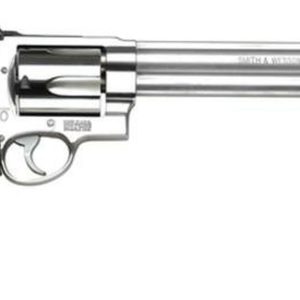 Smith & Wesson 500 S&W Magnum, 8 3/8" Ported Barrel, High Viz Sights, SS Fini9sh