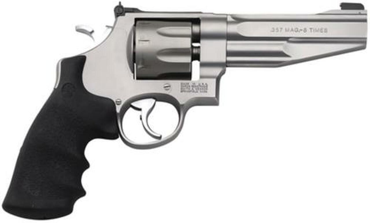 Smith & Wesson 627 Performance Center 357 Mag 5" Barrel, Wood and Synthetic Grip Matte SS, 8rd