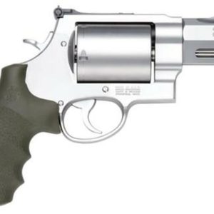 Smith & Wesson 460XVR Performance Center 460SW 3.5" SS Barrel Glassbead Finish Unfluted Cylinder Synthetic Black Grips 5 Round