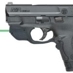 Smith & Wesson M&P 9 Shield, Crimson Trace Double 9mm 3.1" 7rd/8+1 Black Poly Grips