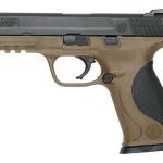 Smith & Wesson M&P 9 Double 9mm 4.3" Barrel, Black Polymer Grips Flat Dark Earth, 17rd