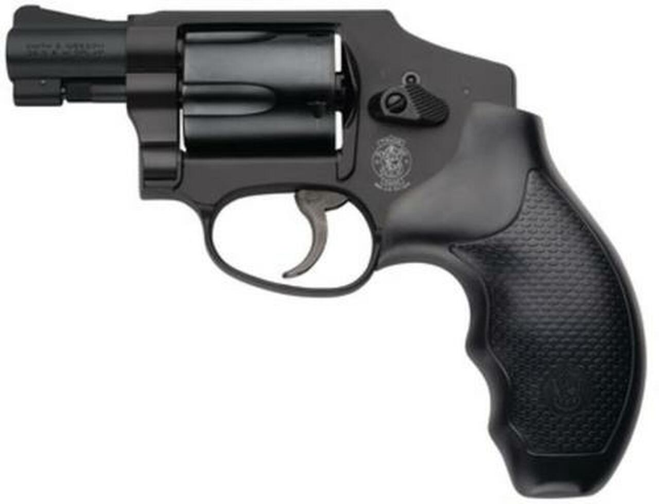 Smith & Wesson 442 Revolver, .38 Special +P, 1 7/8", Rubber Grip, Matte Black, 5rd