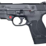 Smith & Wesson M&P45 Shield M2.0 45 ACP, 3.3", White-Dot Sights, Crimson Trace Red Laser