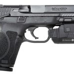 Smith & Wesson M&P M2.0 Compact, 9mm, 4", 15rd, Crimson Trace Rail Master, Black