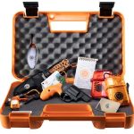 Smith & Wesson 360 Survival Kit, 357 Mag/38 Spl, 1.875" Barrel, 5rd, Safety Orange Grips, Black Frame/Cylinder, Survival Supplies
