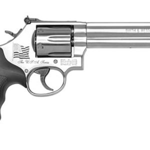 Smith & Wesson 686 357 Mag, 6" Barrel, USA Flag, Stainless Steel