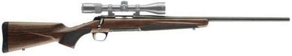 Browning X-Bolt Hunter 375 H&H Mag 24" Barrel, Satin Walnut Stock Blued, 4rd