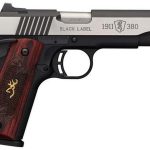 Browning Black Label Medallion Pro, .380 ACP, 4.25", 8rd, Rosewood Grips