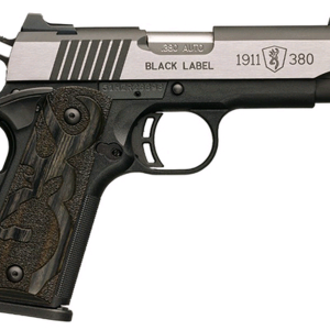 Browning 1911 380ACP, Black/Blued, Med Pro, 3.58", Night Sights, Laminated