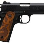 Browning 1911 Black Label, .22 LR, 3 5/8" Barrel, 10rd, Brown Stippled Grips, Black